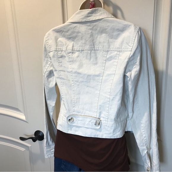 CAbi Linen Ruffle Front Jacket - Picture 2 of 7